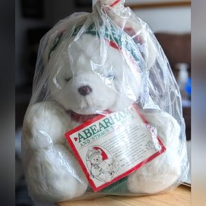 💜 PRICE CUT 💜 on NOSTALGIC ABRAHAM & STRAUS CHRISTMAS BEAR & MOUSE 🎁